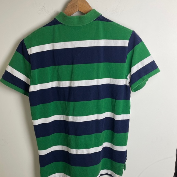 Polo Ralph Lauren Striped Polo Shirt Custom Fit Size M - Picture 3 of 4